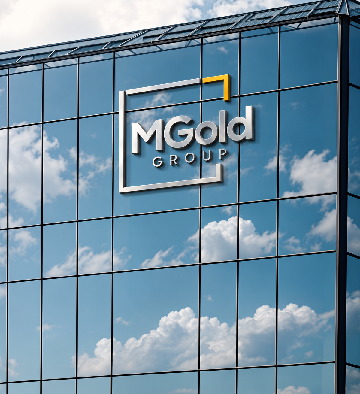 MGold GROUP on reflective glass facade 3