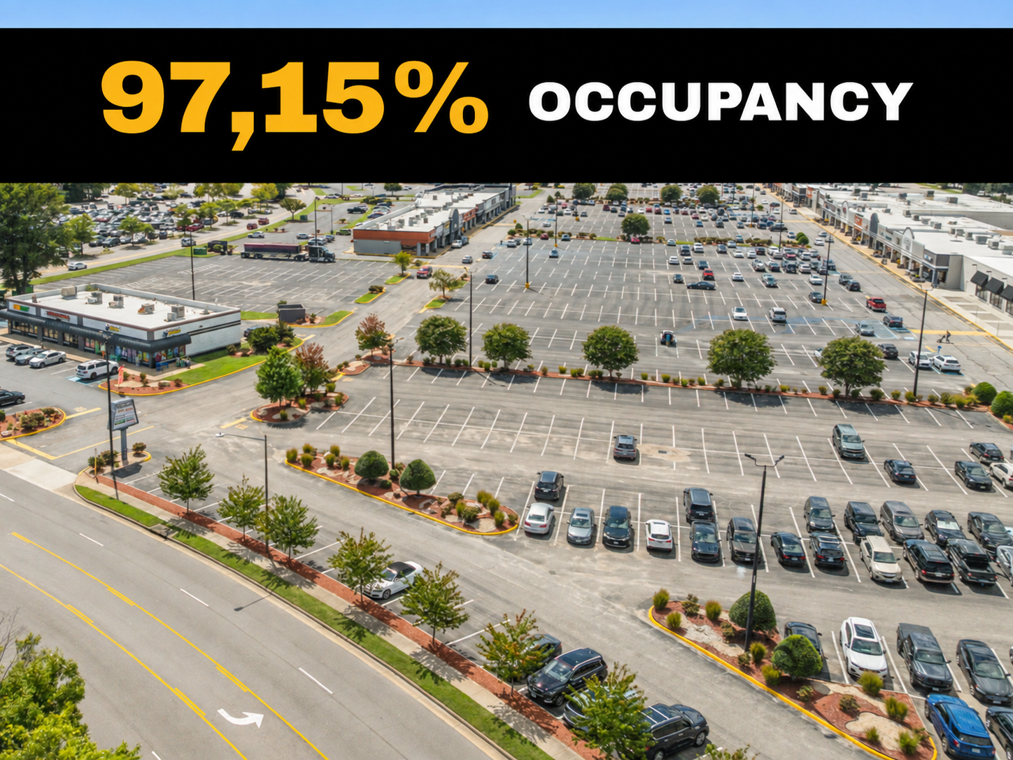 Lynnhaven North Shopping Center — 97,15% occupancy